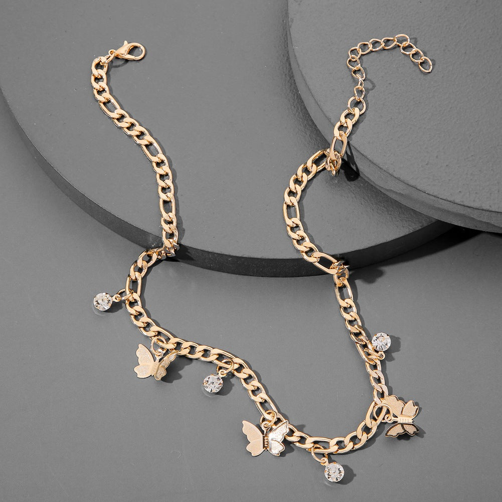 Elegant Butterfly Clavicle Necklace (عقد فراشة أنيق)