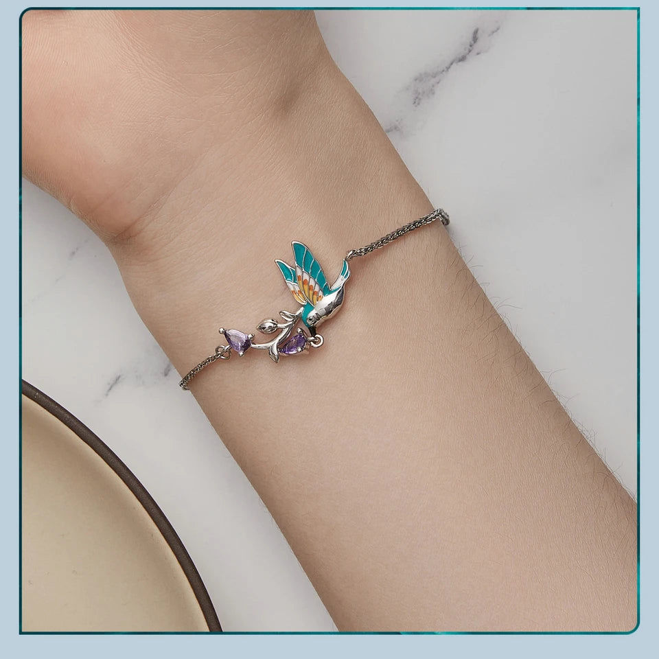 Elegant Kingfisher Bracelet (سوار الرفراف الأنيق)